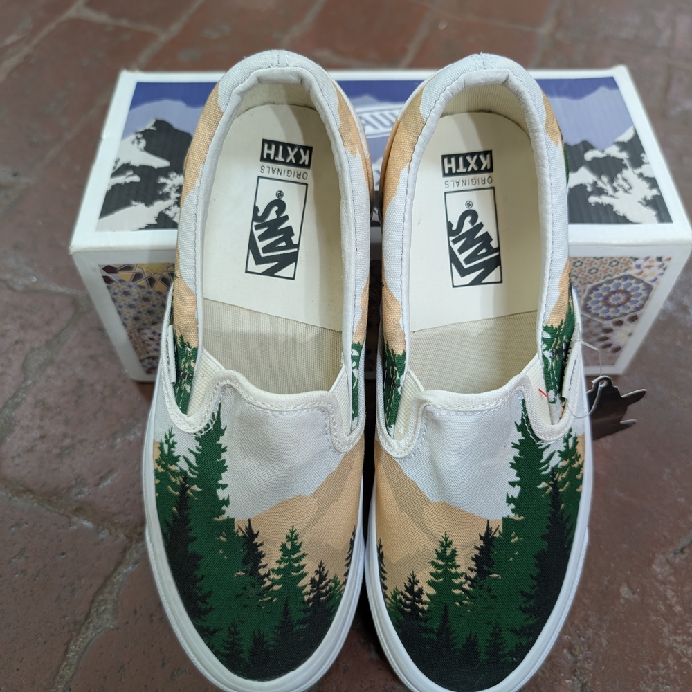 Kith x Vans Vault OG Classic Slip-On LX "Treescape" sneaker NWT!! - Picture 5 of 5